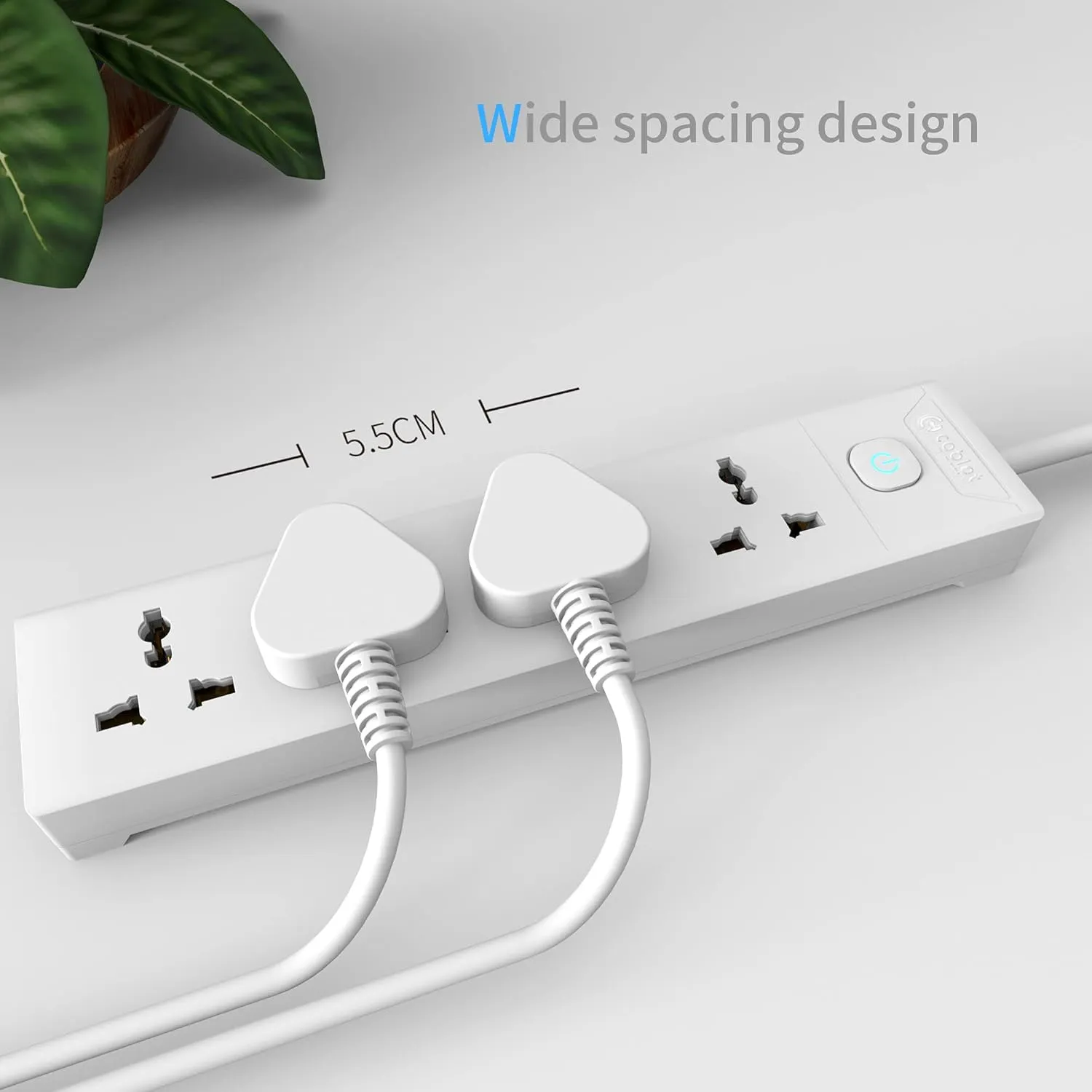 Cablet Spike 4 Socket 1 Switch 4.5m view 2